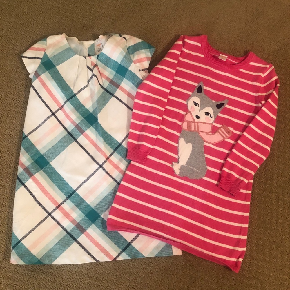 Gymboree lot of two girls dresses size 10